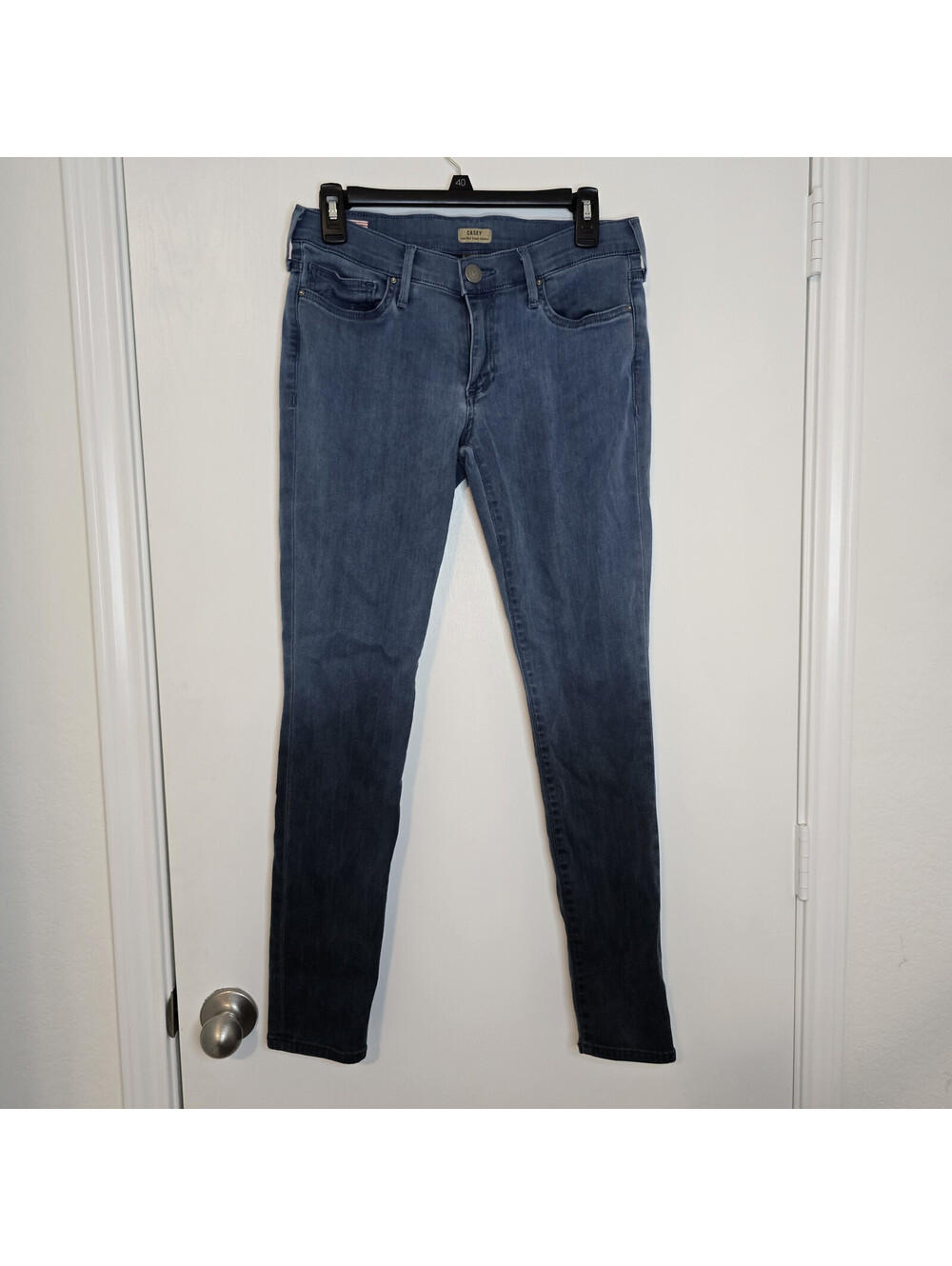 True Religion Casey Low Rise Super Skinny 30x29 Two Tone Dipped Size 30 USA